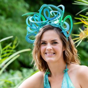 Mermaid Fascinator headpiece by Isabella Josie, West Sussex Millinery