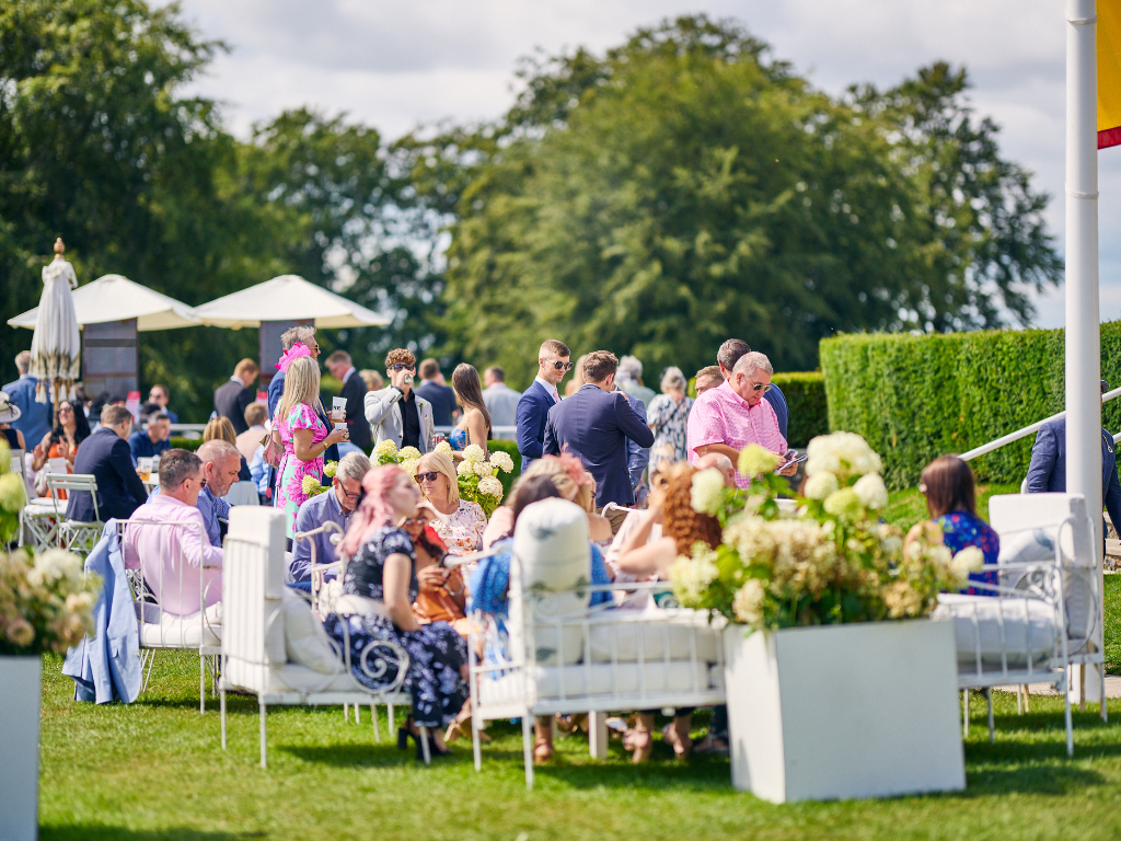 Goodwood Racecourse. Image from Goodwood with kind permission  for hat maker and milliner Isabella Josie to use.