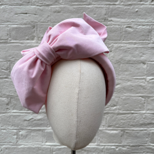 baby pink special occasion padded headband with bow by isabella josie